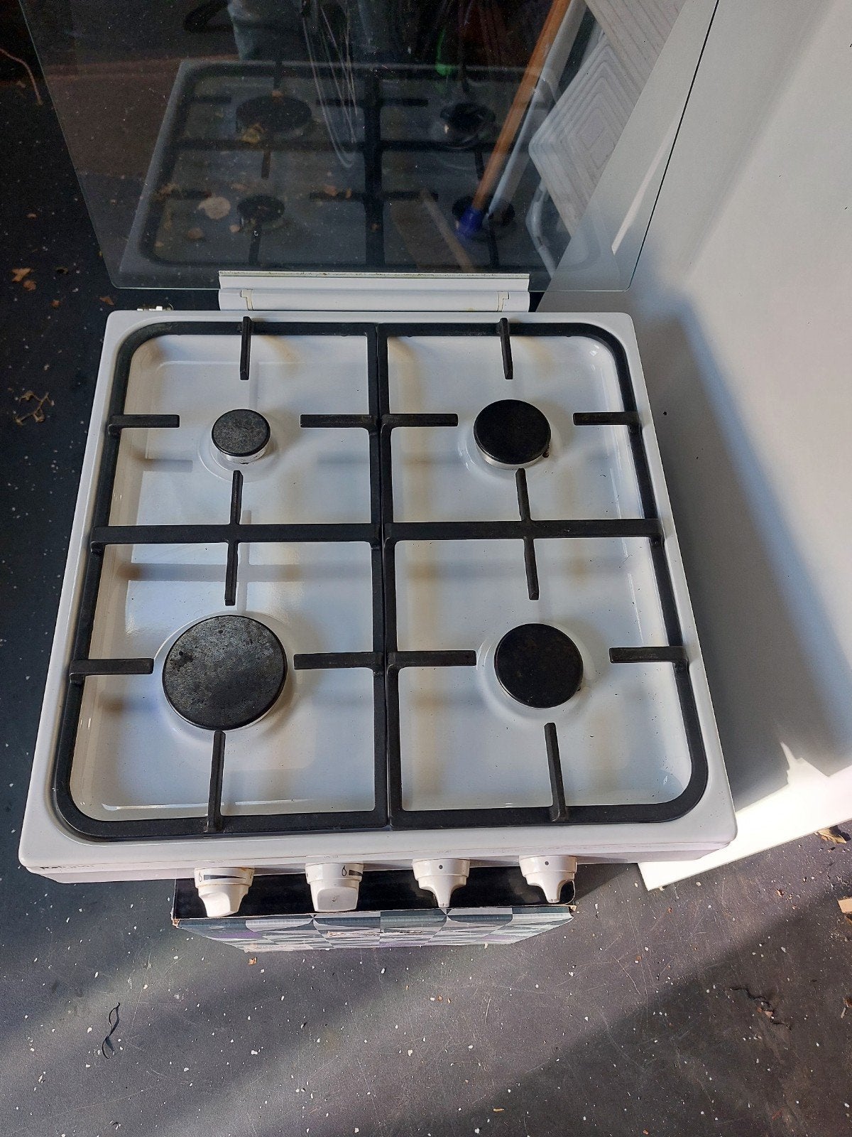 Pelgrim PKB54WIT Gasfornuis - 4 Kookzones, Ophalen, Gebruikt, 4 kookzones, Gas