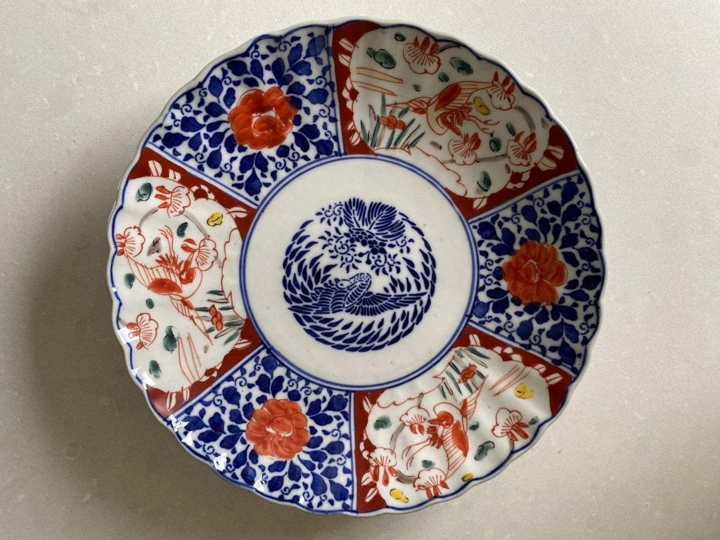 Prachtig handgeschilderd Japans porseleinen Imari-bord, Antiek en Kunst, Ophalen of Verzenden