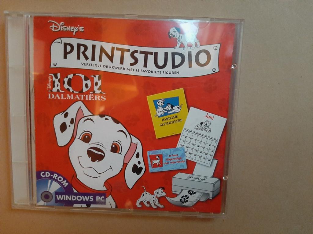 Disney's 101 Dalmatiërs Print Studio., Spelcomputers en Games, Games | Pc, Puzzel en Educatief, Gebruikt, 1 speler, Ophalen of Verzenden