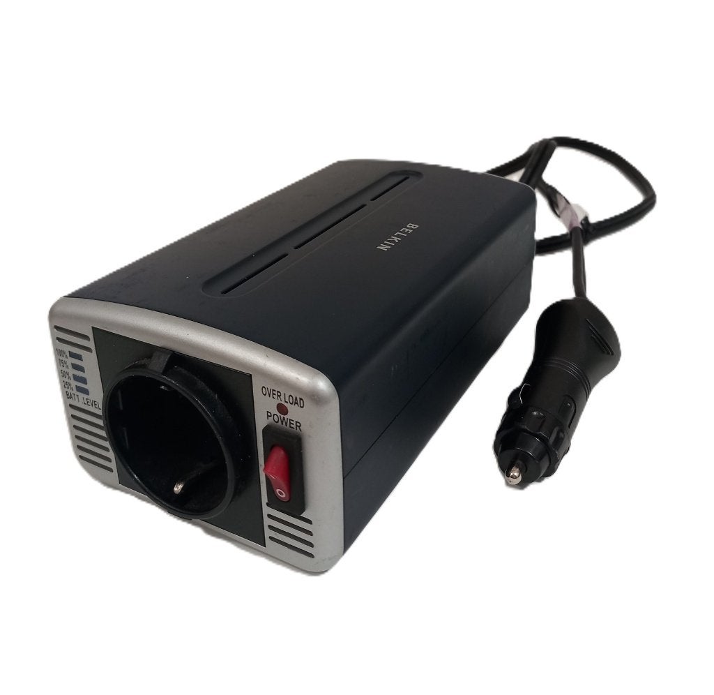 Belkin AC Anywhere 300W omvormer 12v naar 220-240v, Ophalen of Verzenden, Zo goed als nieuw