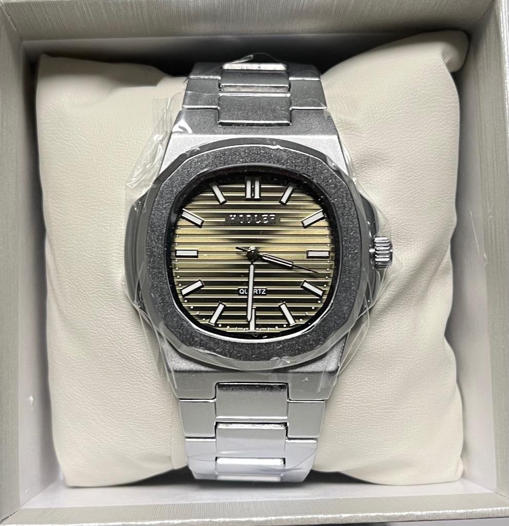 Hodler Thun horloge – zilver met groene wijzerplaat – nieuw, Sieraden, Tassen en Uiterlijk, Horloges | Heren, Overige merken, Staal