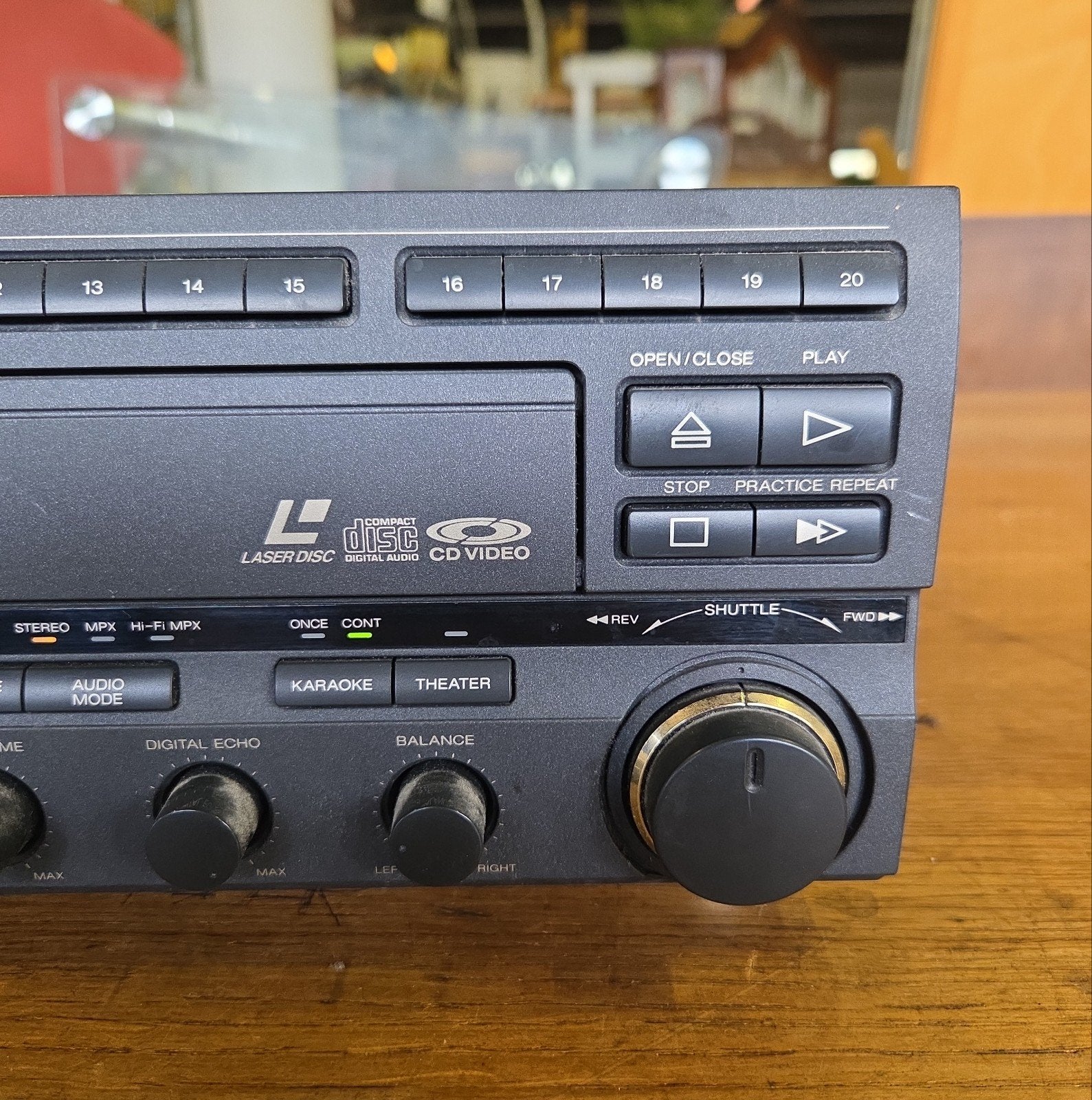 Sharp MV-K8000MKII vintage karaoke laserdisc cd-speler, Ophalen, X, Niet werkend, X