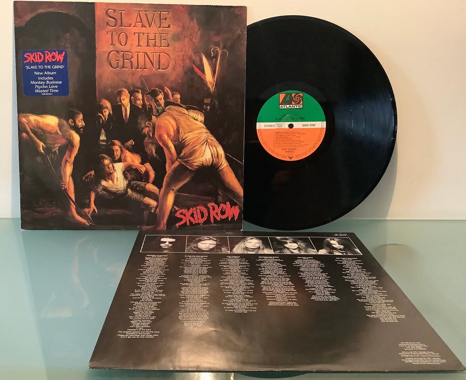 Skid Row ‎– Slave To The Grind LP, Ophalen of Verzenden, Zo goed als nieuw, Cd of Plaat