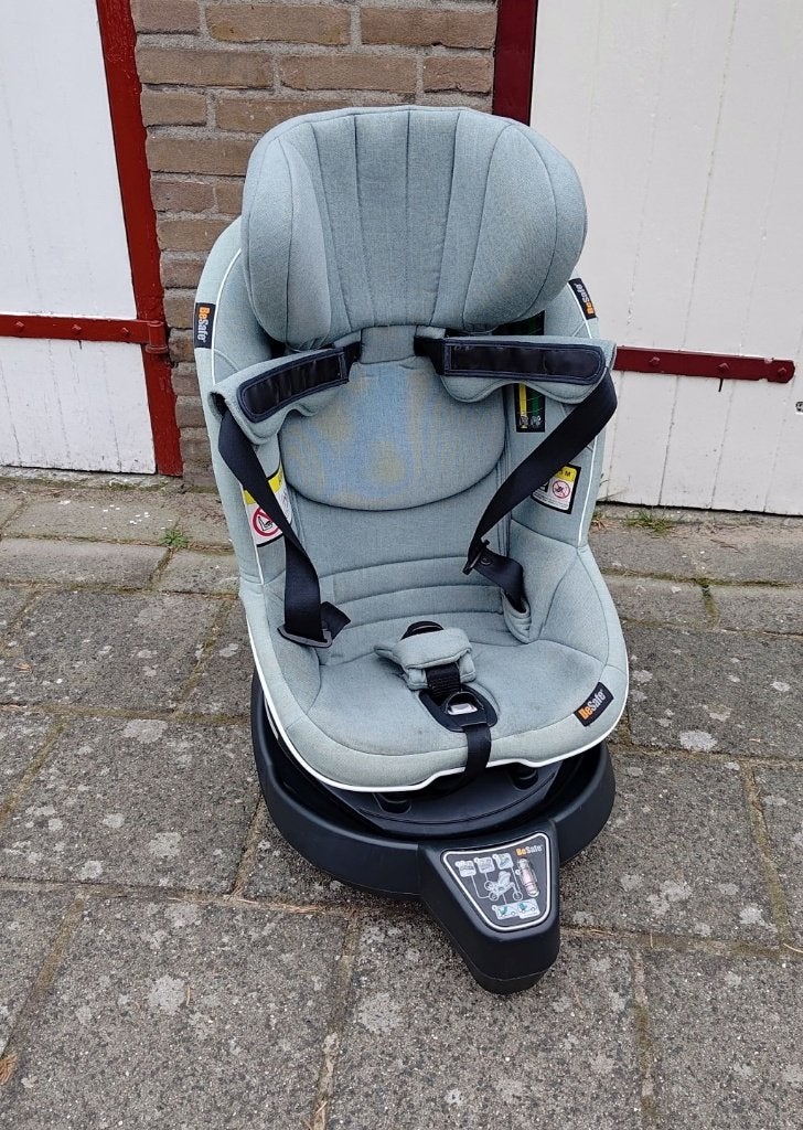 BeSafe iZi Turn i-Size - sea green, Gebruikt, 15 t/m 36 kg, Slaapstand, Isofix