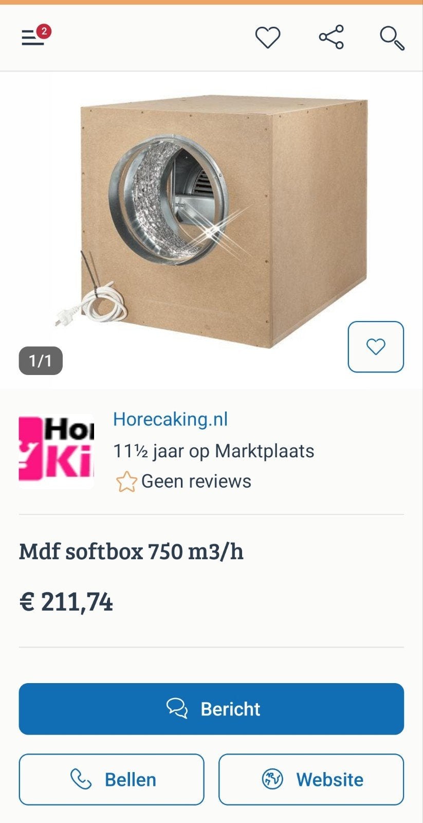 Krachtige ventilatoren voor grote ruimtes (2 stuks), Witgoed en Apparatuur, Ventilatoren, Ophalen