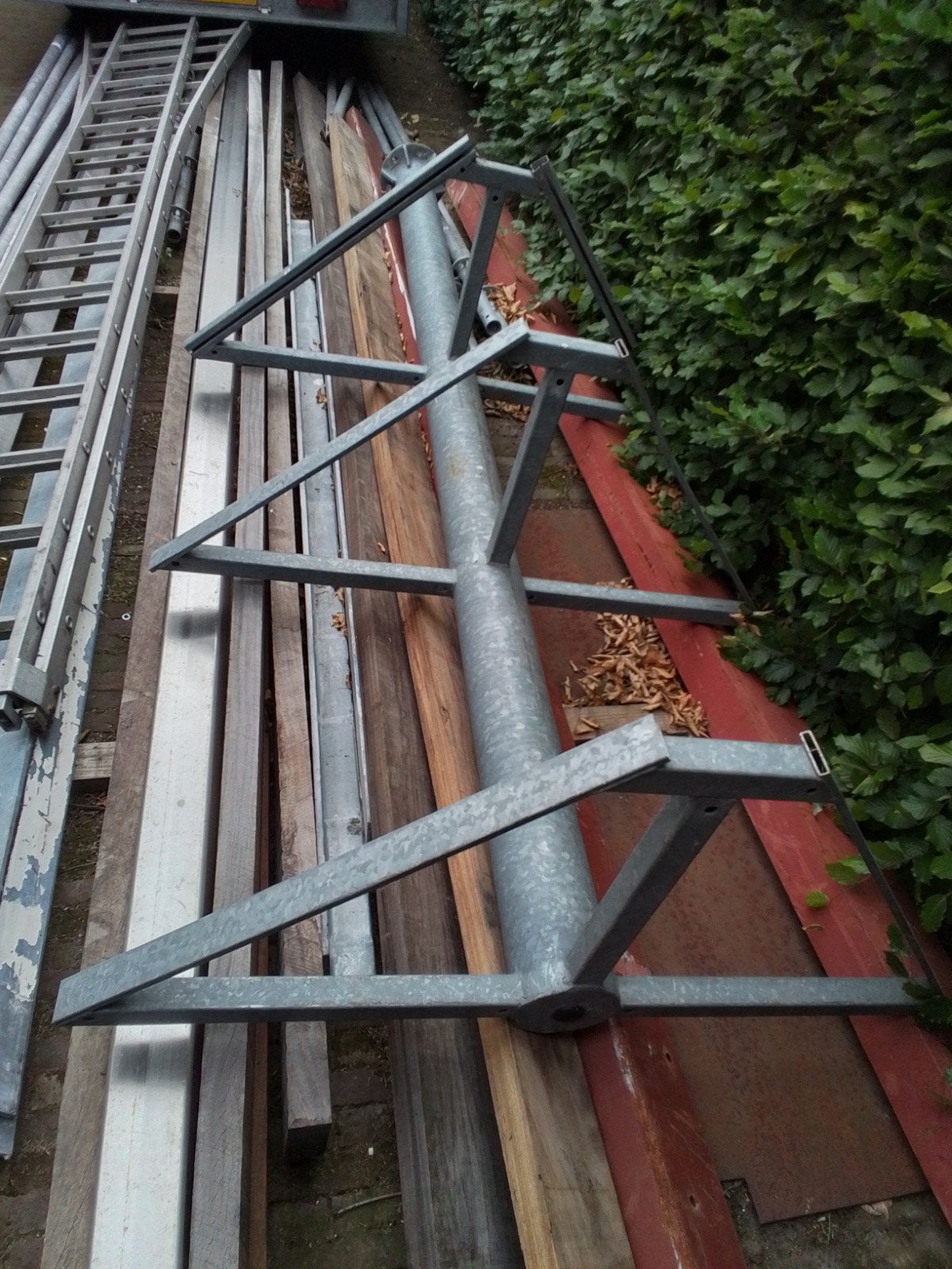 reclame paal, Ophalen