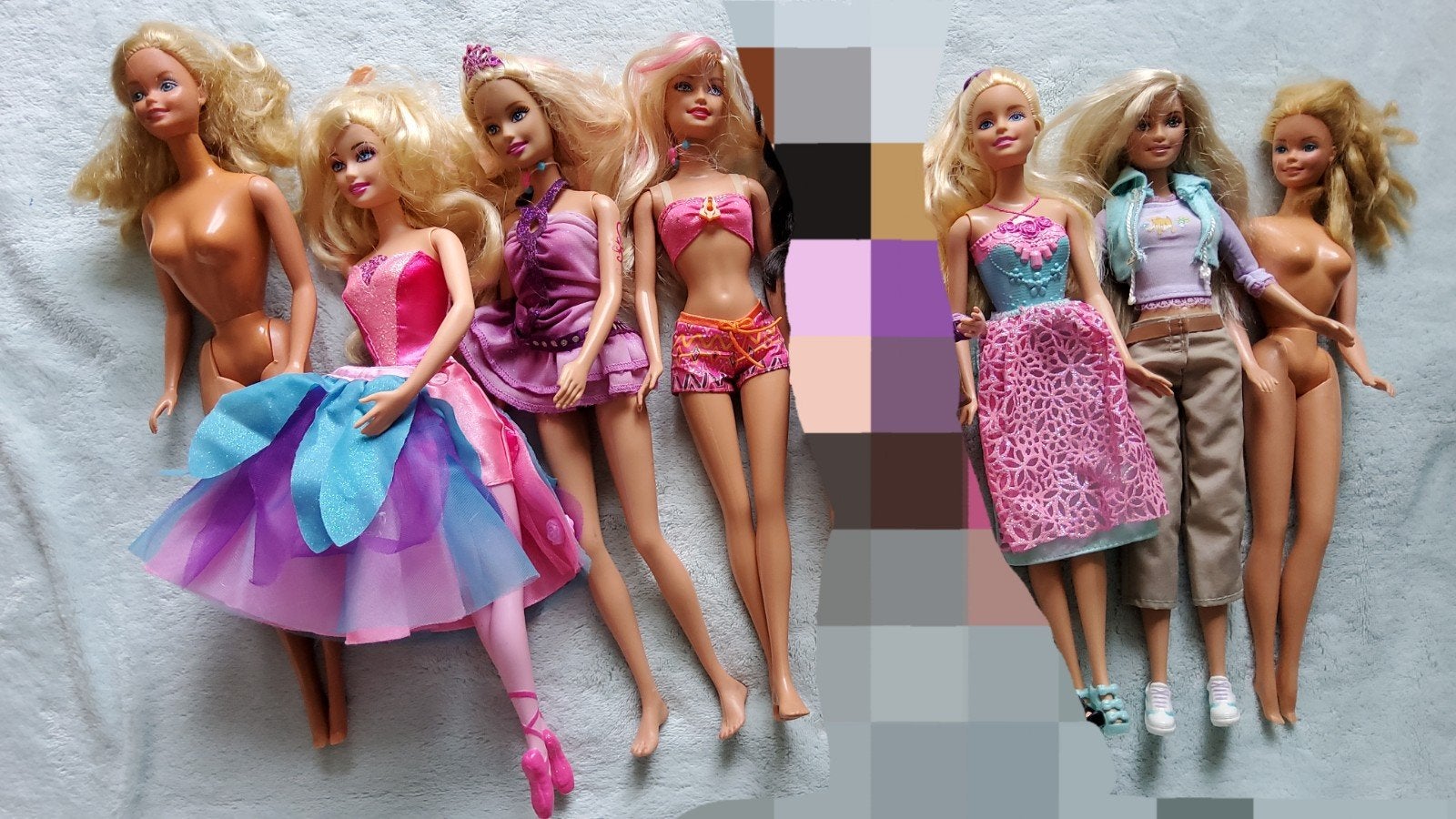 Vintage Barbie Mattel pratende Raquelle Feature Lead draaiju, Ophalen of Verzenden, Gebruikt, Fashion Doll