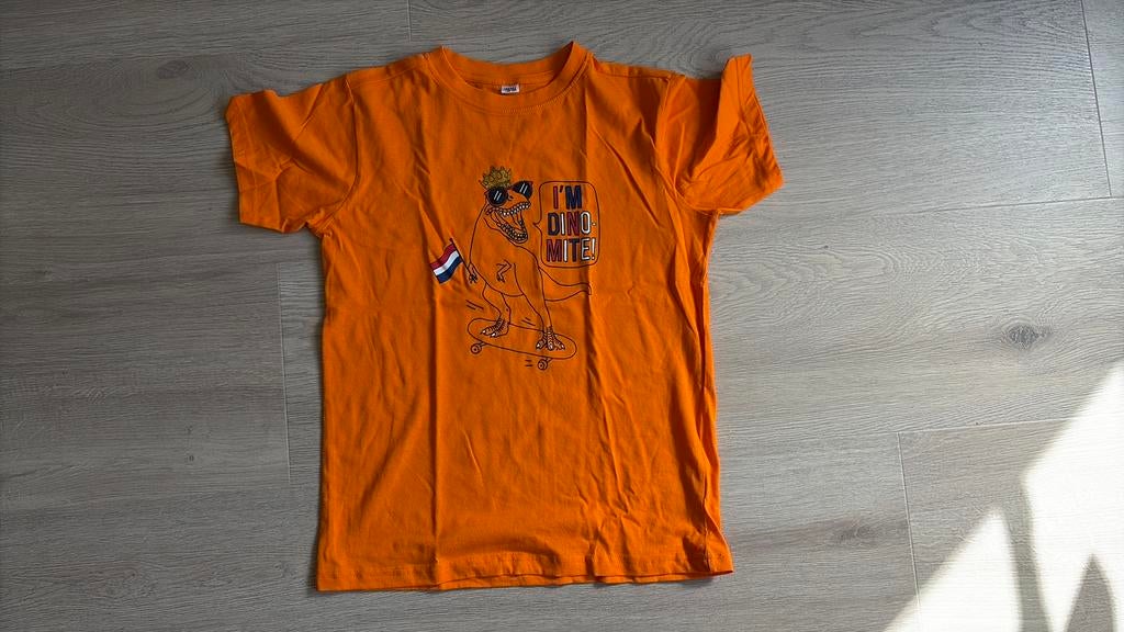 WK oranje shirt maat 158 164 2 stuks, Ophalen of Verzenden, Zo goed als nieuw, Shirt of Longsleeve