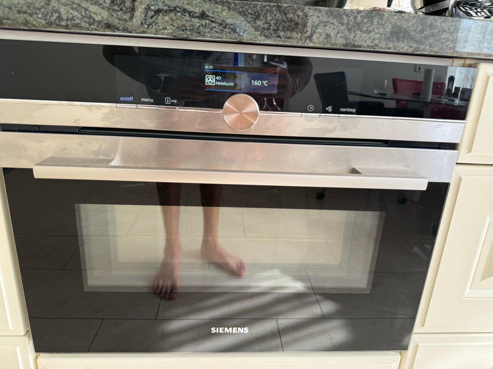 Siemens Inbouw Heteluchtoven combi, Witgoed en Apparatuur, Ophalen, 45 tot 50 cm, Hete lucht, Siemens