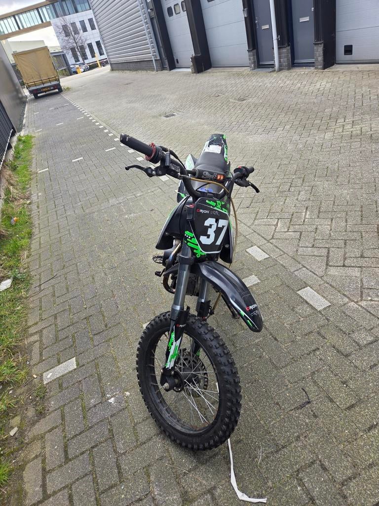 Pitbike 125cc met in hoogte verstelbare vering, Ophalen, Gebruikt, Pitbike, Orion