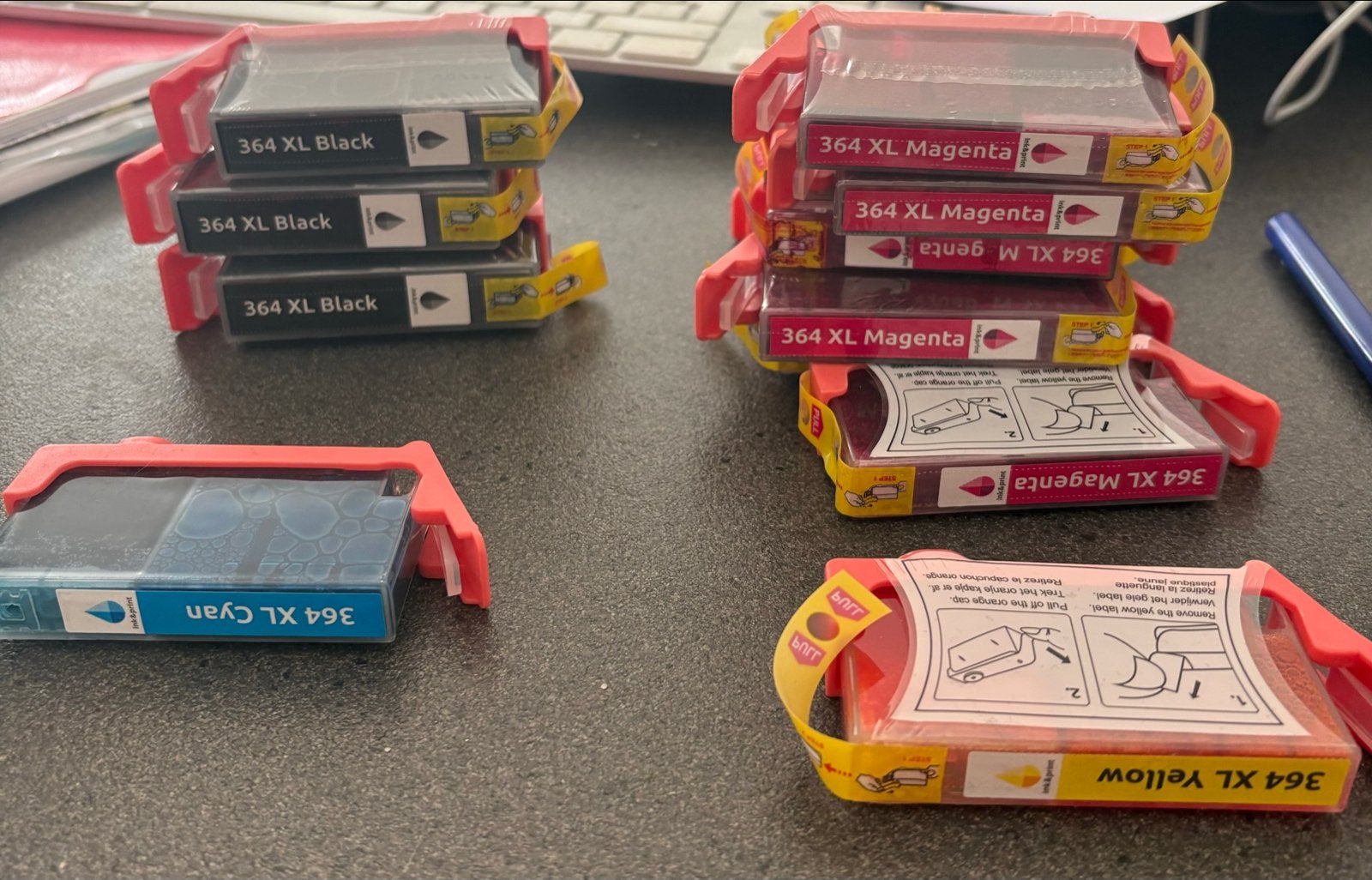 HP 364XL Inktcartridges - Zwart, Magenta, Cyaan, Geel, Computers en Software, Printerbenodigdheden, Ophalen of Verzenden, Nieuw