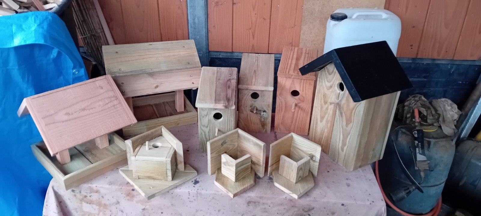 Vogelhuisjes handgemaakt, Ophalen, Nieuw