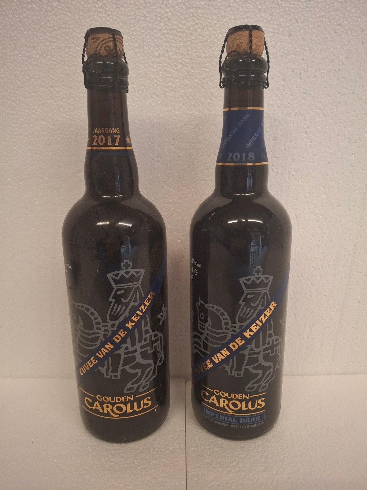 Gouden Carolus Cuvee v/d Keizer Imperial Dark -2017 + 2018, Ophalen of Verzenden, Nieuw, Flesje(s), Overige merken