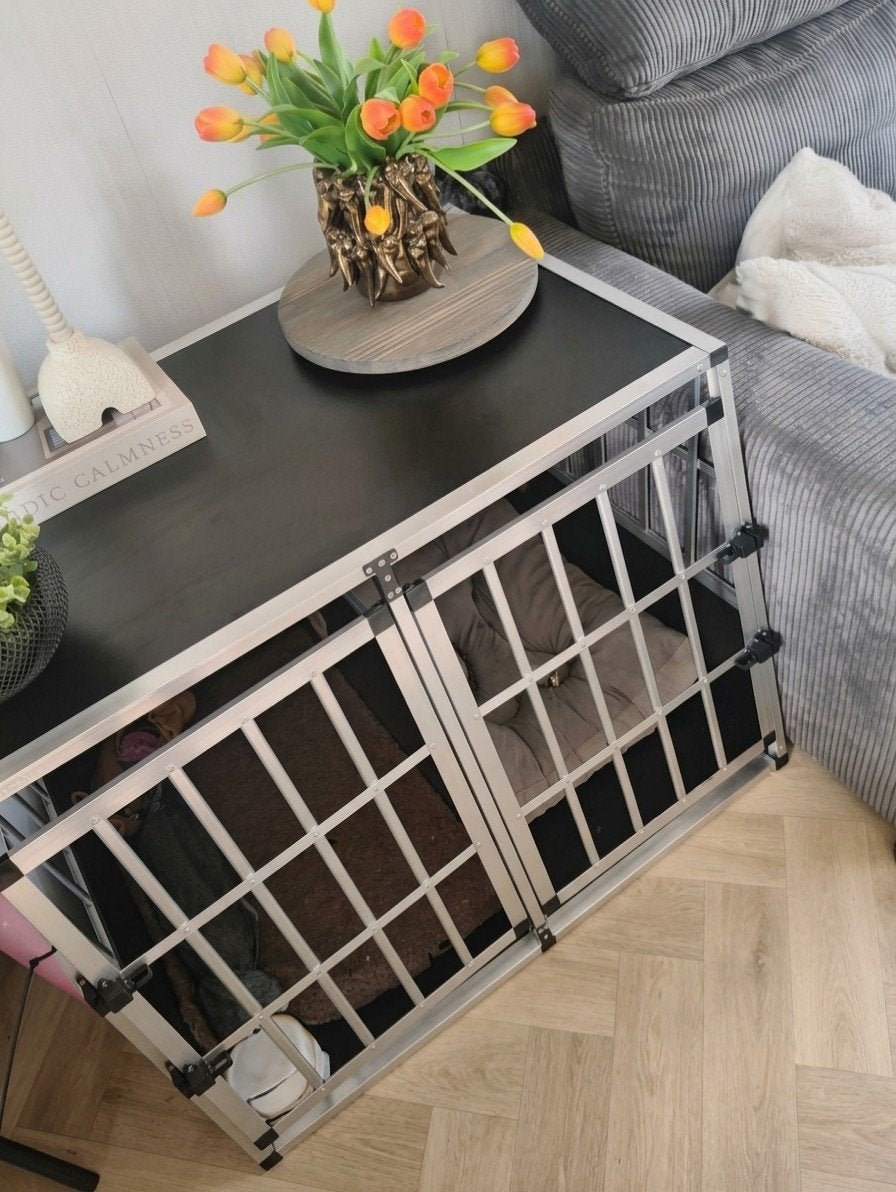 transport bench hond, Ophalen
