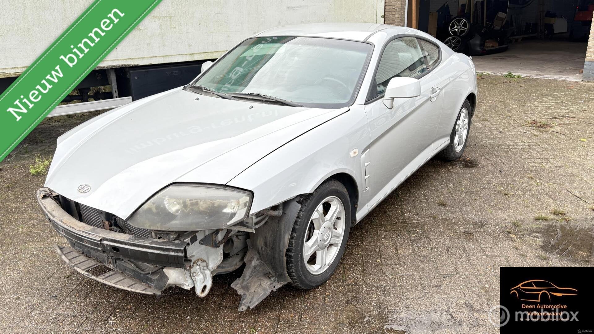 Hyundai Coupé 2.0i CVVT Dynamic met werk, Auto's, Gebruikt, 1287 kg, Leder, Bedrijf