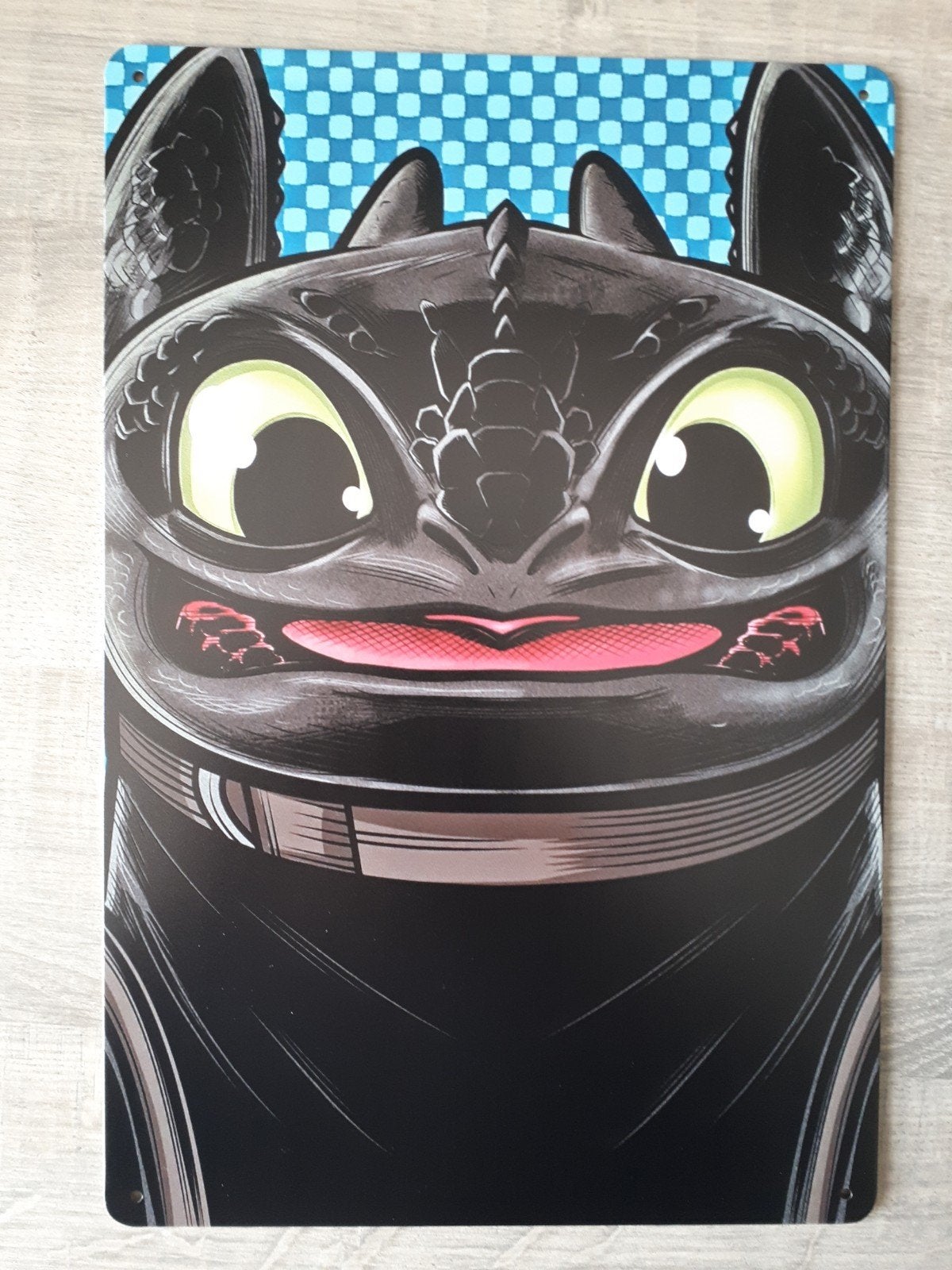 Tandloos Toothless 20x30 cm Metalen Reclamebord, Verzenden, Nieuw, Reclamebord