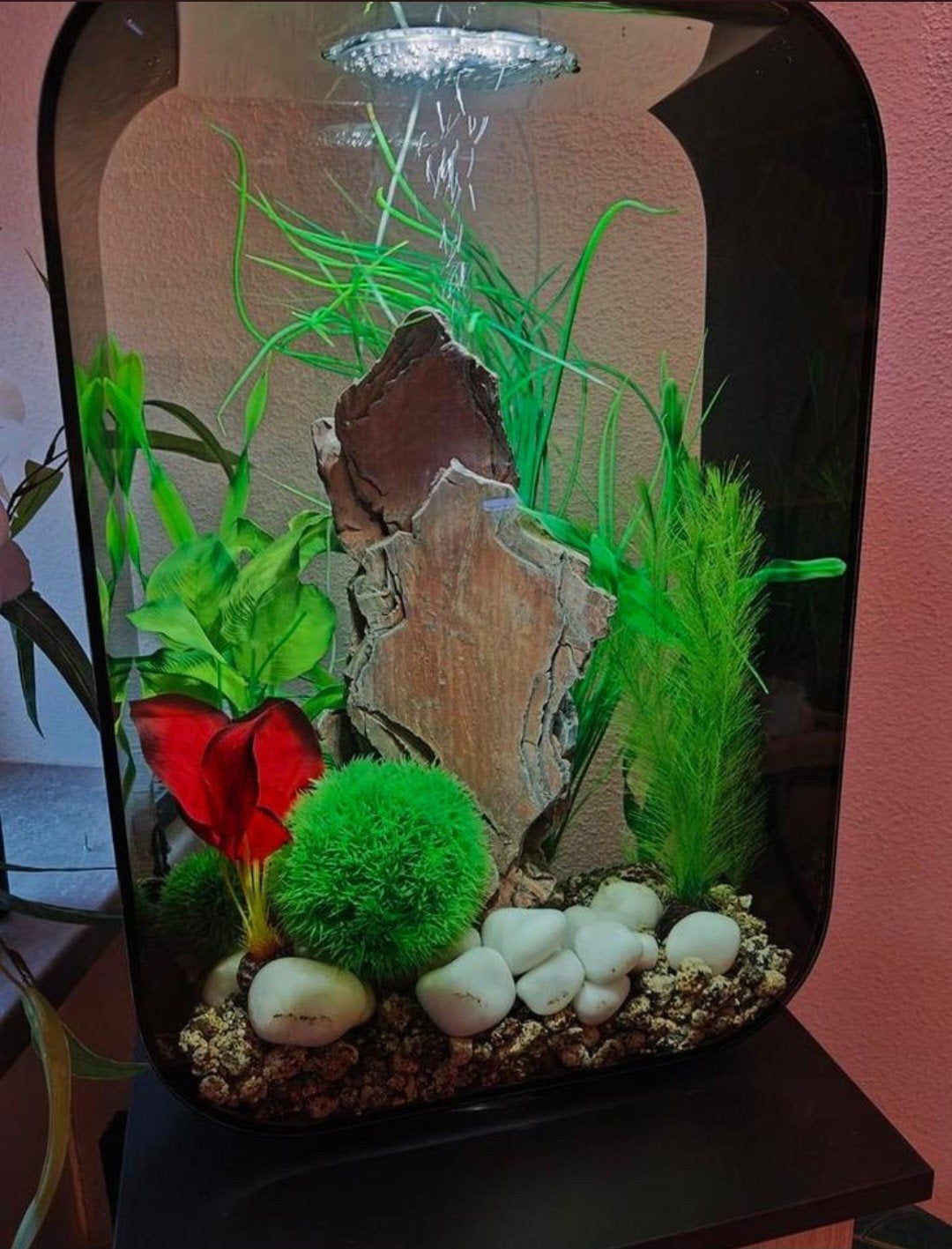 biOrb 60 liter aquarium compleet met accessoires nette staat, Ophalen, Inclusief toebehoren, Zo goed als nieuw, Leeg aquarium