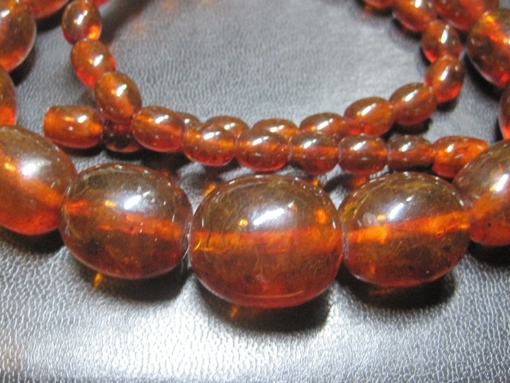 Vintage barnsteen amber ketting collier 100% natuurlijk 73g, Ophalen, Overige materialen, Ketting