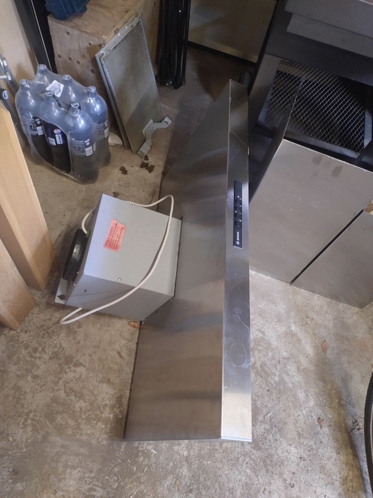 Bosch DWB Afzuigkap, Witgoed en Apparatuur, Afzuigkappen, Ophalen, Gebruikt, Wandschouwkap, 400 tot 600 m³ per uur