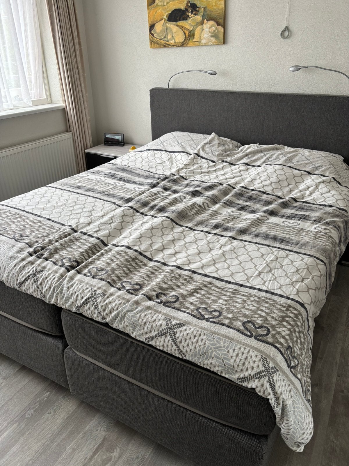 Pullman Boxspring., Huis en Inrichting, Ophalen, Tweepersoons, Zo goed als nieuw, 200 cm
