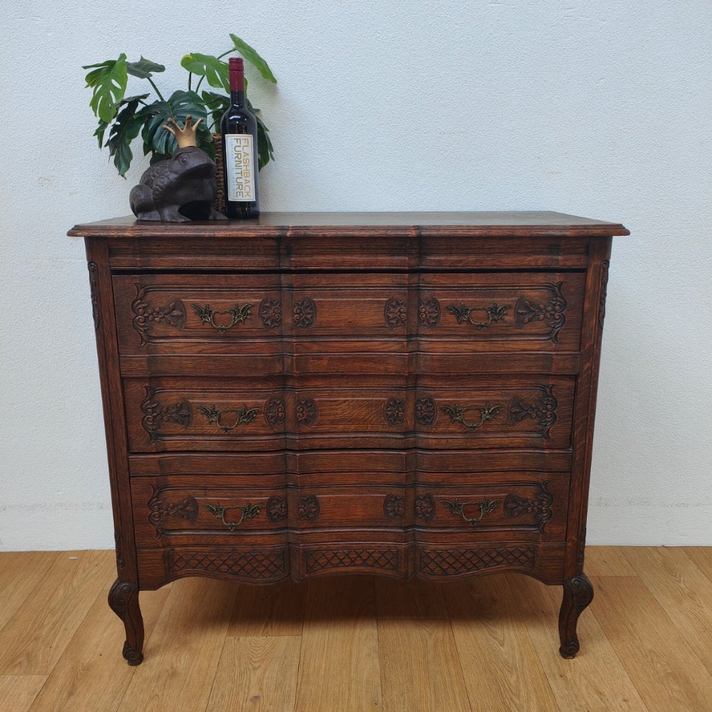 Vintage houten ladekast commode dressoir ladekastje 13, Valkenswaard, Gebruikt, Info@flashbackfurniture.nl, Flashback Furniture