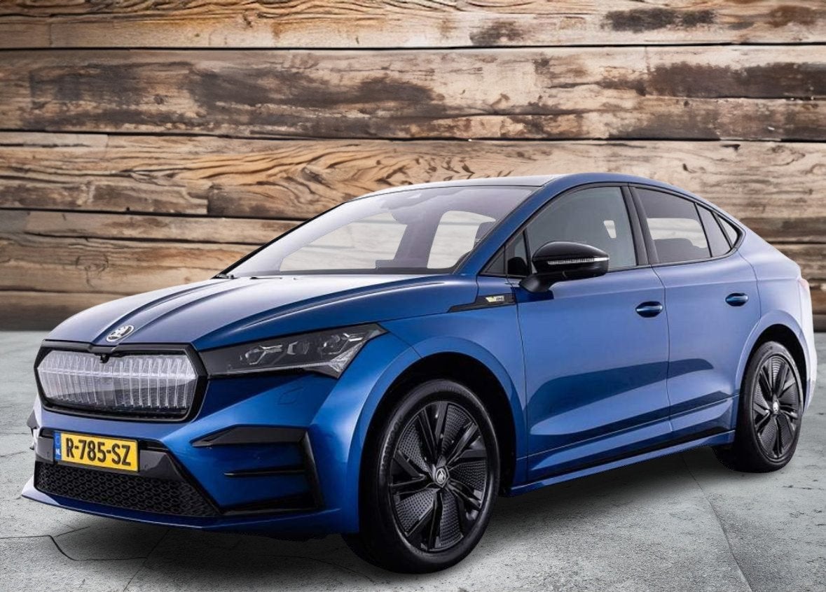 Skoda ENYAQ Coupé iV 80 RS | Full options | Racing Blue, Auto's, Skoda, Automaat, 12 maanden, Gebruikt, Blauw