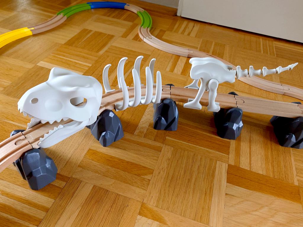 Brio / IKEA trein - Unieke Dinosaurus Tunnel!, Ophalen of Verzenden, Gebruikt, Jongen of Meisje