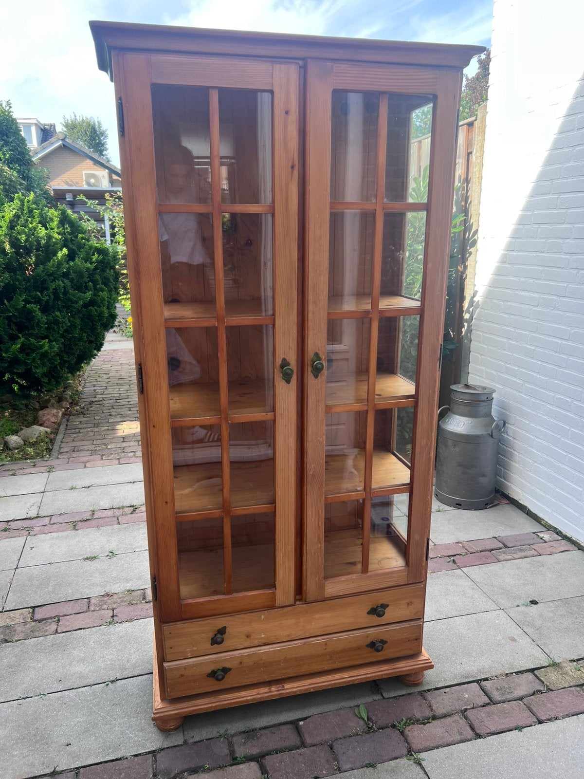 Vitrinekast, Ophalen, Minder dan 50 cm, Gebruikt, Minder dan 25 cm