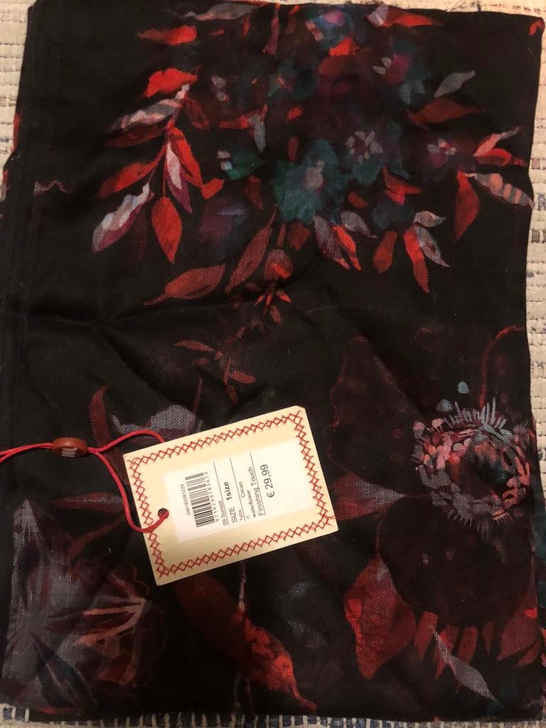 Didi sjaal nieuw met prijskaartje bruin viscose, Ophalen of Verzenden, Nieuw, Maat 46/48 (XL) of groter, Sjaal