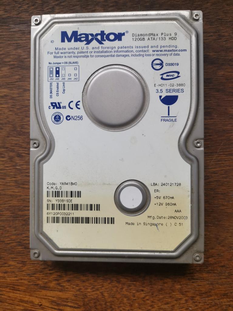 IDE harde schijf, Intern, Gebruikt, HDD, Ophalen of Verzenden