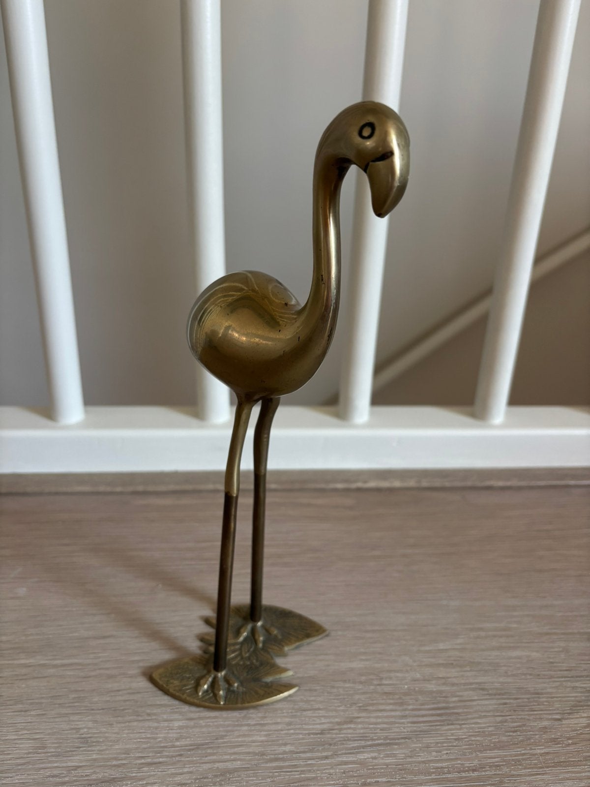 Messing flamingo, Verzamelen, Ophalen of Verzenden, Zo goed als nieuw, Dier