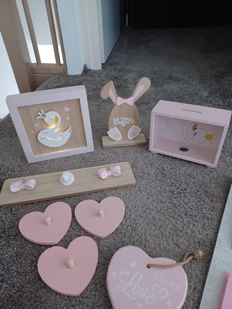 Leuke decoratieset voor baby- of kinderkamer, Ophalen of Verzenden, Gebruikt, Wanddecoratie