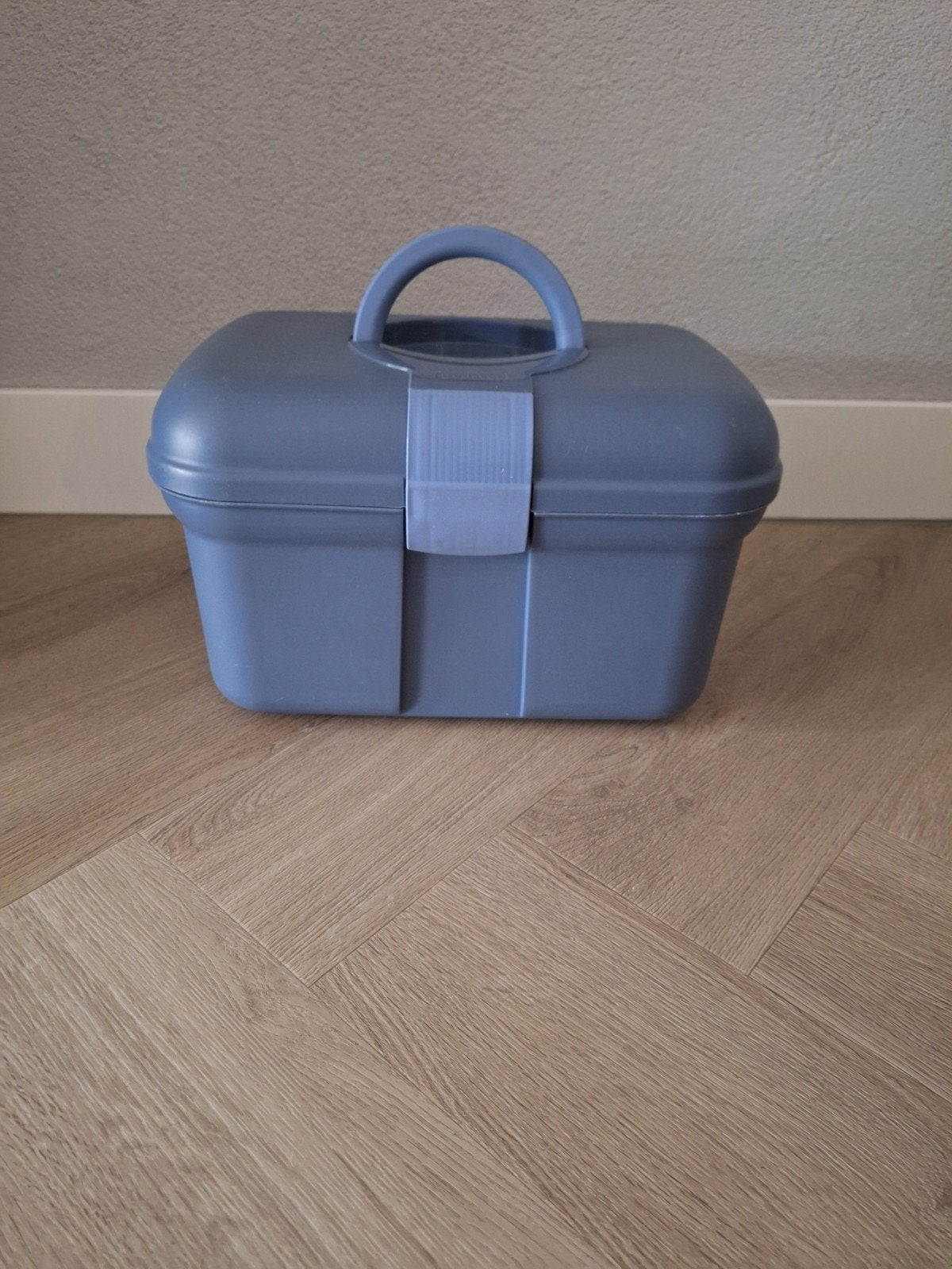 Blauwe curver naaibox, Verzenden, Zo goed als nieuw, Overige typen