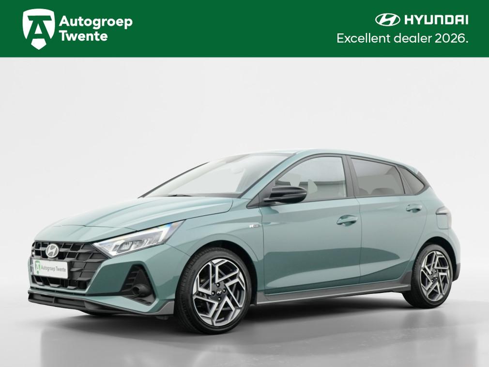 Hyundai i20 1.2 N Line - Navigatie - Private lease 429 pm, Auto's, Hyundai, Voorwielaandrijving, Gebruikt, Zwart, 4 cilinders