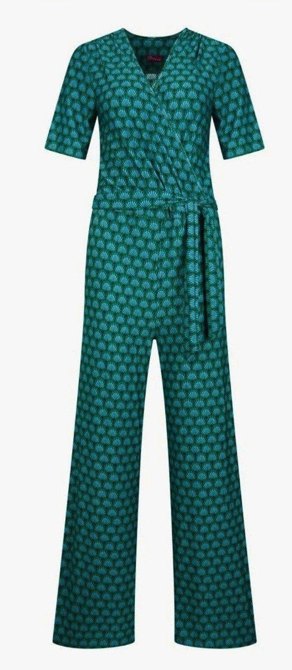 Tante Betsy Frankie shell green jumpsuit  3XL XXXL, Ophalen of Verzenden, Zo goed als nieuw, Maat 46/48 (XL) of groter, Groen