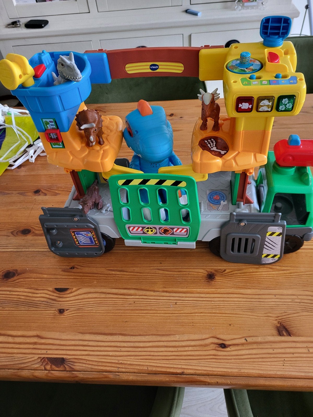 Vtech dino auto, Ophalen of Verzenden, Zo goed als nieuw