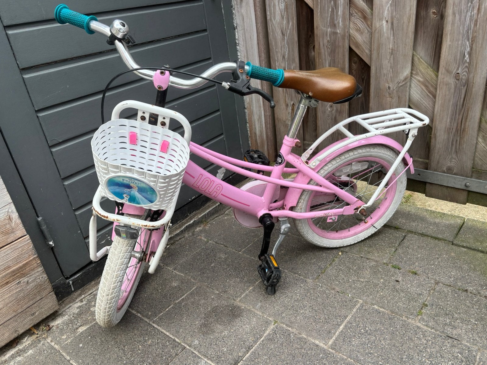 Roze meisjesfiets 16inch, Fietsen en Brommers, Ophalen, Zo goed als nieuw, 16 inch