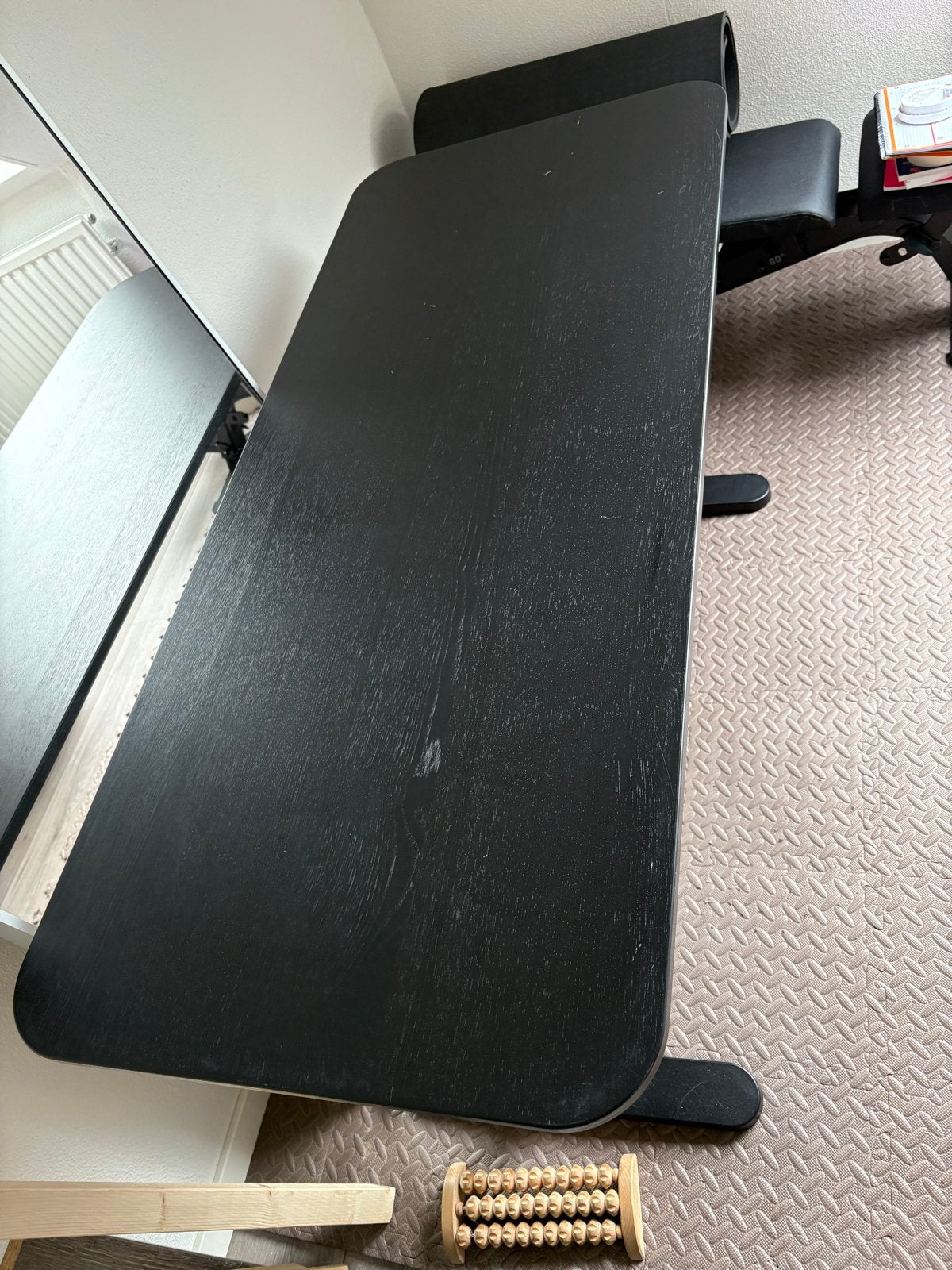 IKEA Bekant Bureau Zwart 140x60, Huis en Inrichting, Ophalen, Gebruikt, Spaanplaat of MDF, IKEA