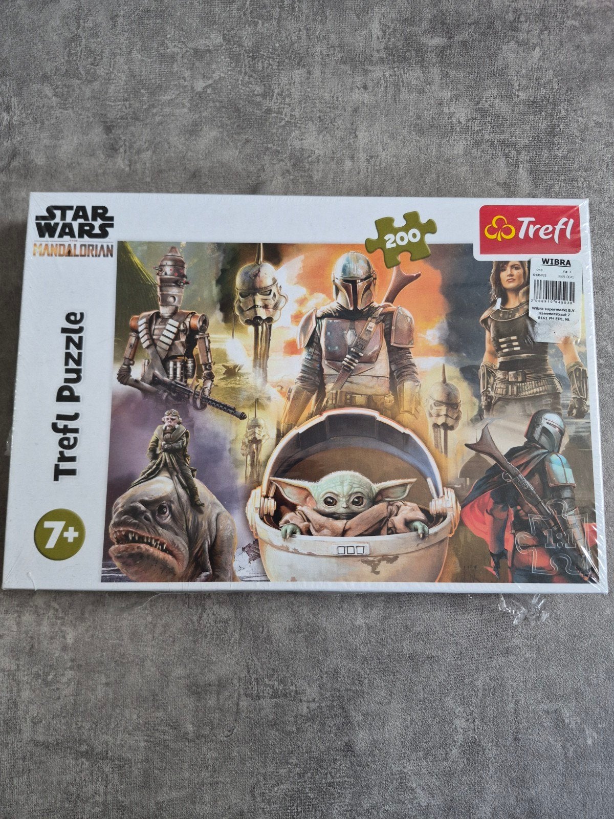 Star Wars The Mandalorian Trefl puzzel 200 stukjes, Ophalen of Verzenden, Meer dan 50 stukjes, Nieuw, 6 jaar of ouder