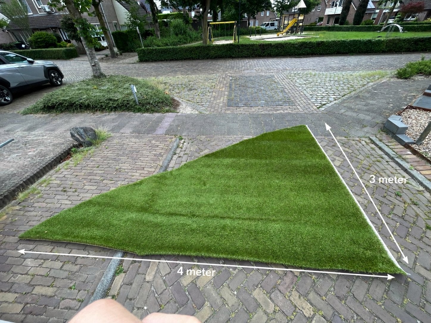 Royal Grass Bliss kunstgras reststuk (Nieuw), Ophalen, Nieuw, Minder dan 10 m², Kunstgras