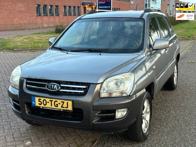 Kia Sportage 2.0 CVVT Comfort Airco Electric pakket Audio/CD, Auto's, Stof, Gebruikt, Zwart, 4 cilinders