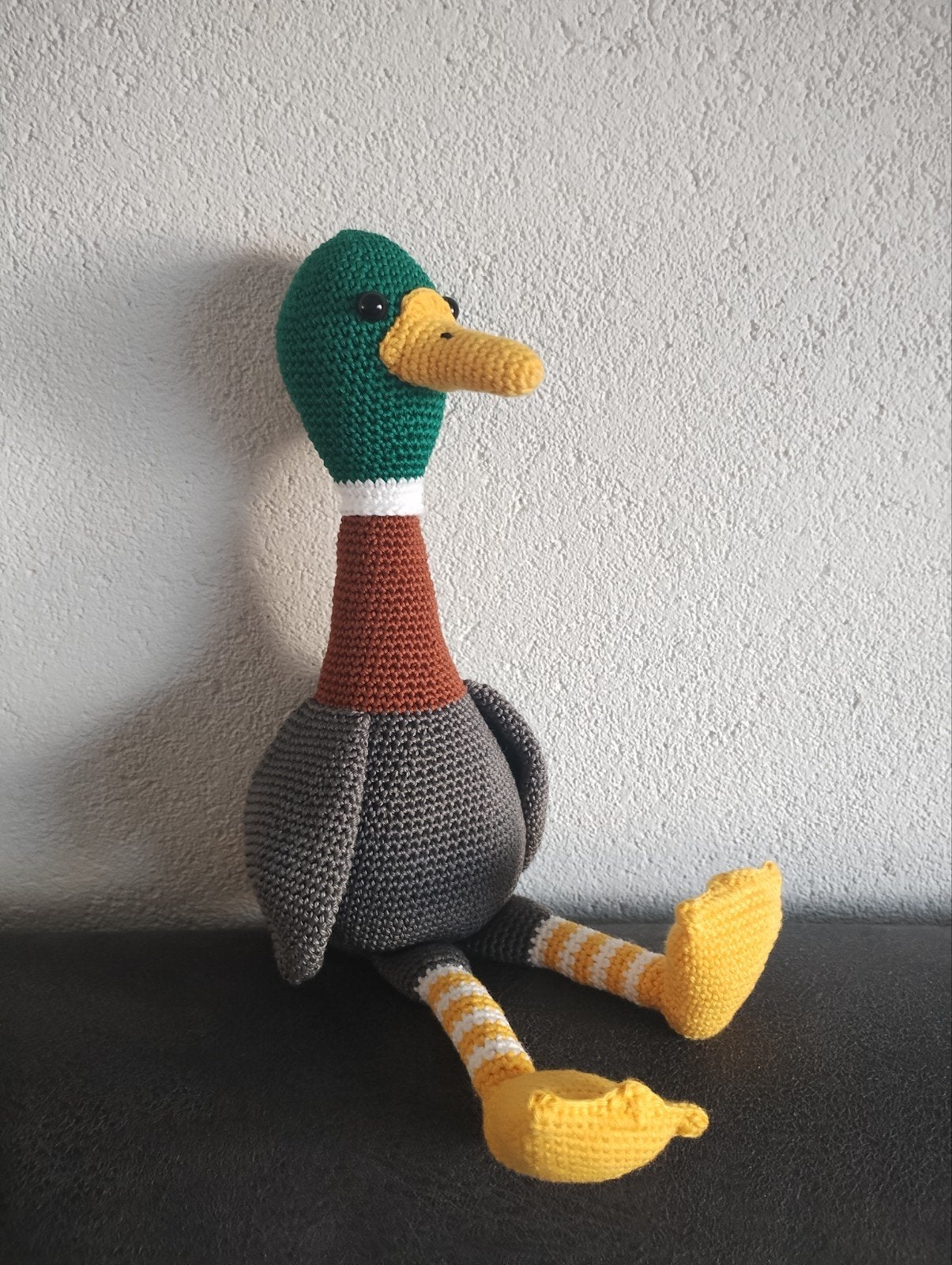 Gehaakte eend, Hobby en Vrije tijd, Breien en Haken, Ophalen of Verzenden, Nieuw, Haken, Overige typen