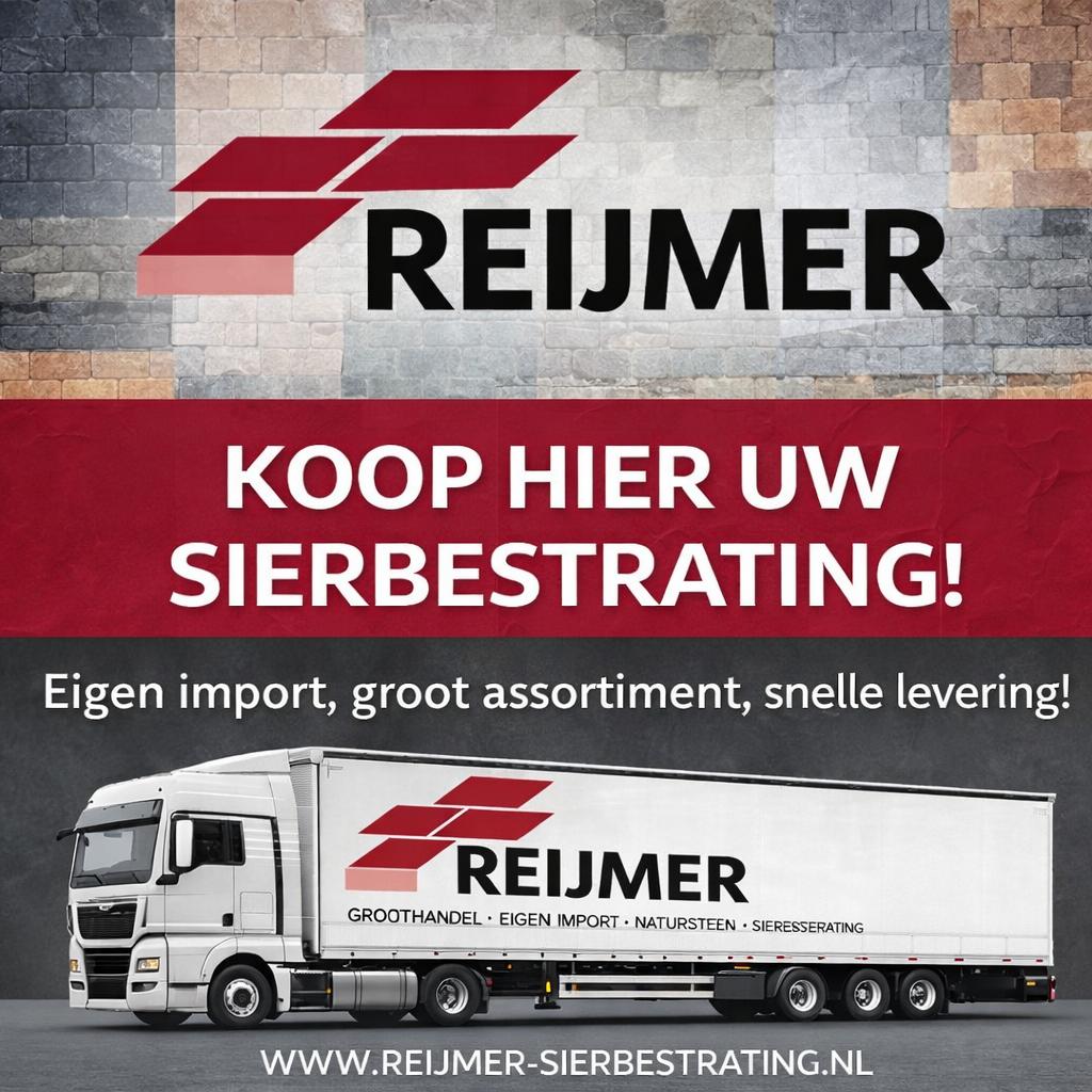 Gratis Levering Vanaf €1500,- | Reijmer Sierbestrating, Ophalen, Keramiek, Nieuw, 10 m² of meer