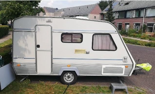 Beyerland 400 CT Caravan met recente BOVAG keuring, Luifel, Omvormbare zithoek, Treinzit, Particulier