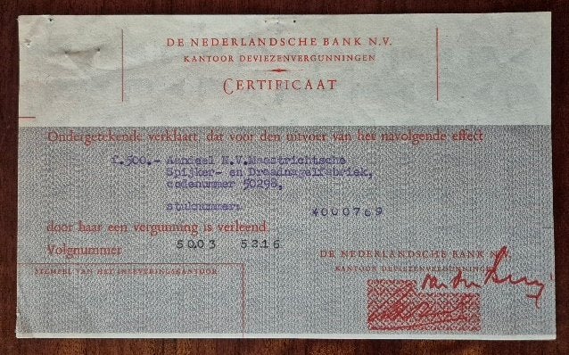 Nederlandsche Bank 500 gulden Johan Enschede, Ophalen, 500 gulden, Los biljet