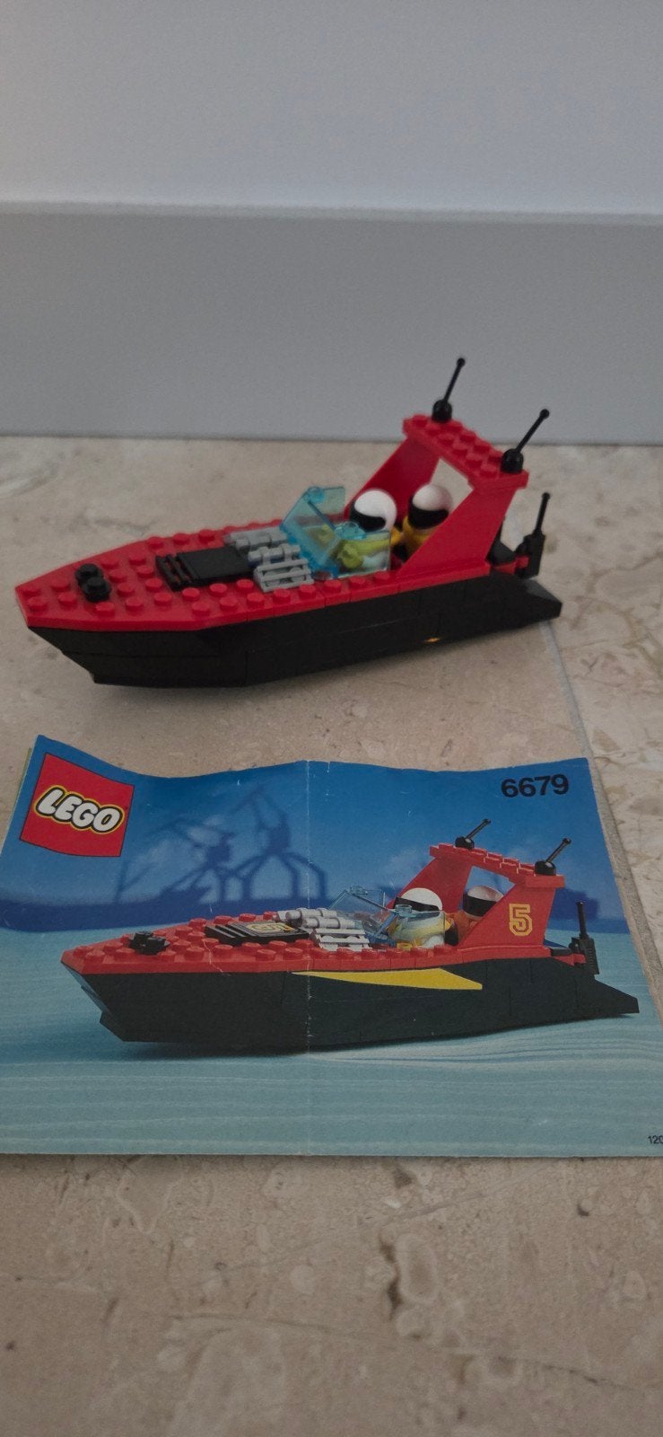LEGO 6679: Sportboot met instructieboekje, Ophalen of Verzenden, Gebruikt, Overige merken
