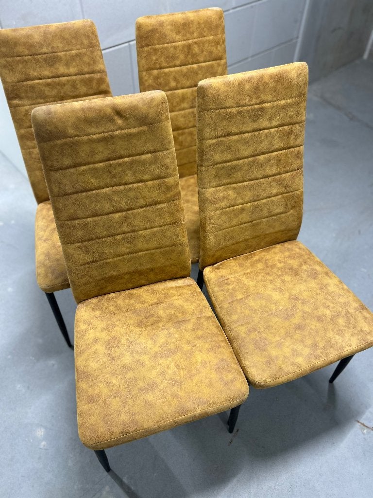 Eetkamer stoelen leenbakker, Ophalen, Zo goed als nieuw, Bruin, Vier