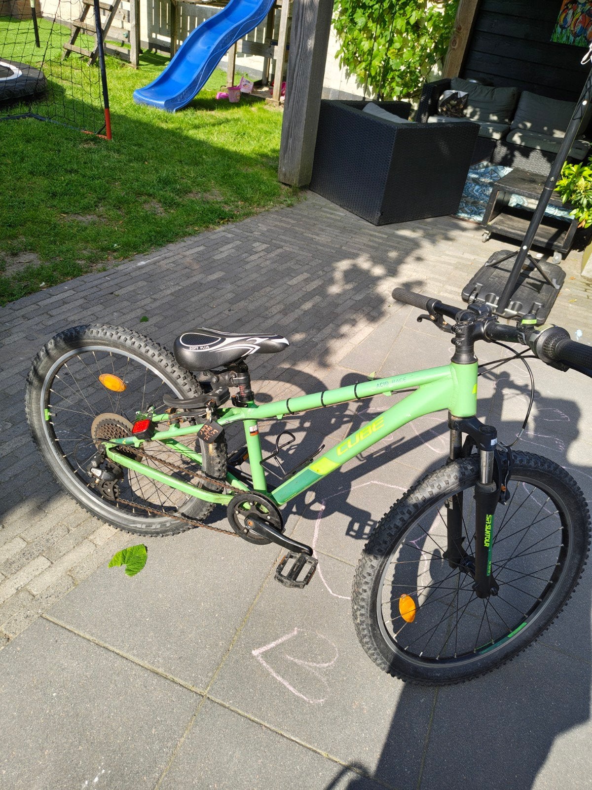 Cube mountainbike 24 inch groen, Ophalen, Gebruikt, Aluminium, 24 inch of meer