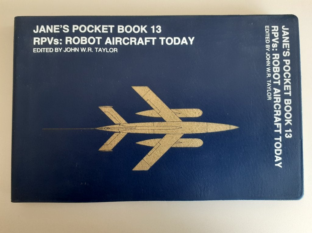 JANE's POCKET BOOK 13 TAYLOR - RPV's ROBOT AIRCRAFT 1977 €5, Ophalen of Verzenden, Overige soorten, Overige gebieden, Boek of Tijdschrift