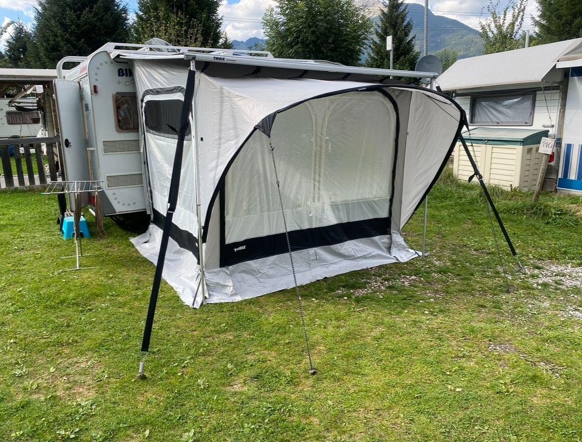Thule QuickFit luifel tent 2.60 m medium, Caravans en Kamperen, Ophalen, Zo goed als nieuw